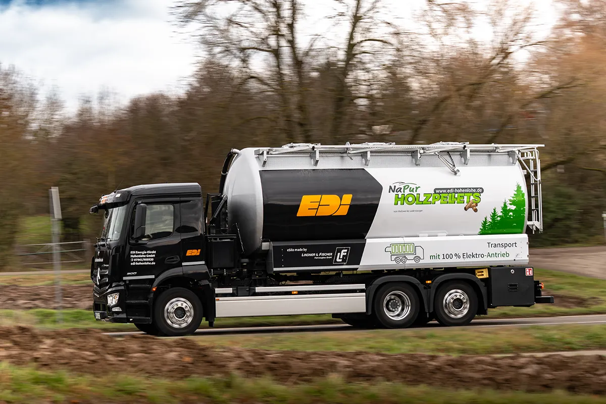 Tankwagen auf Betriebsgelände EDi Öhringen
