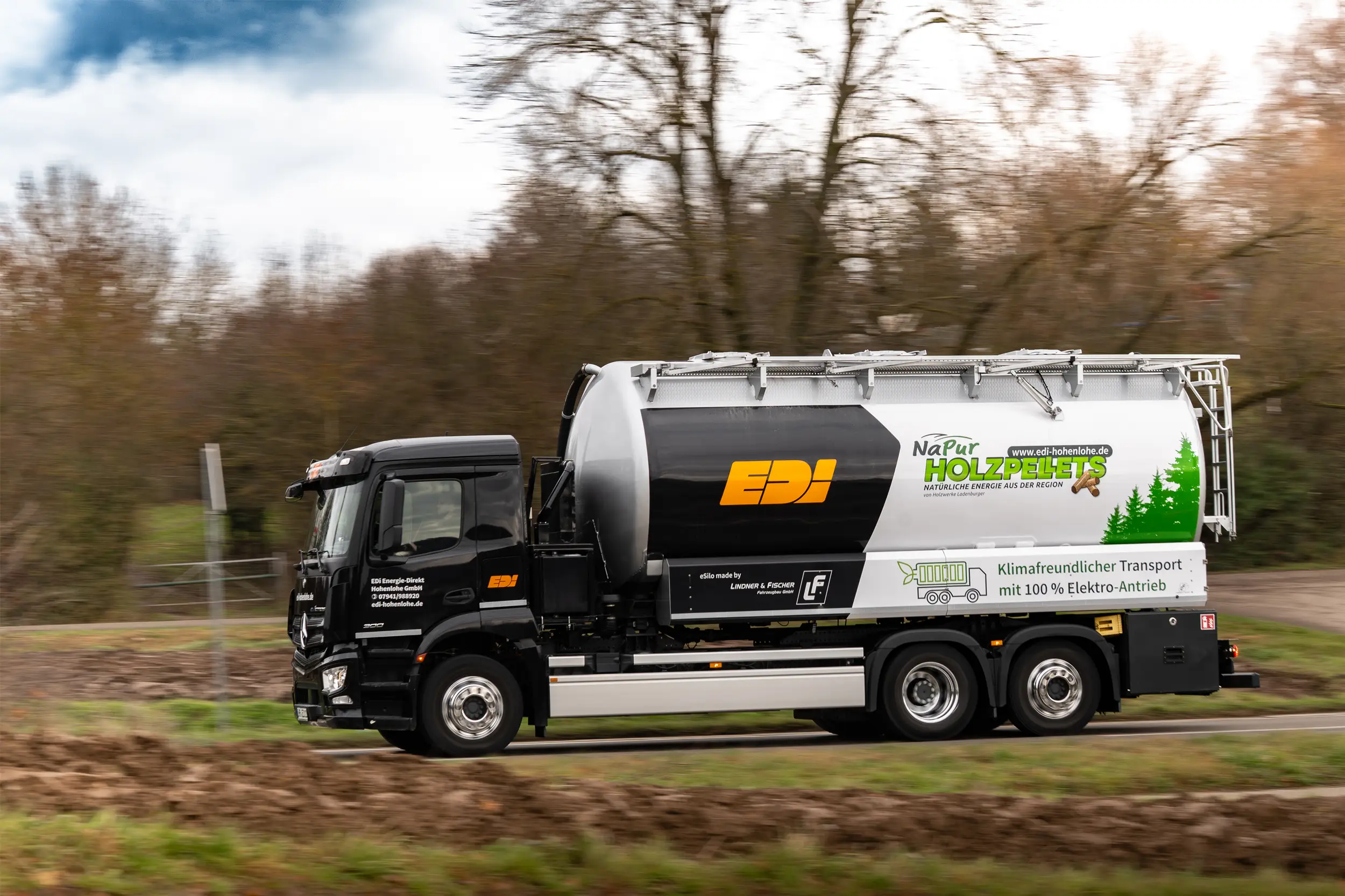 Tankwagen auf Betriebsgelände EDi Öhringen